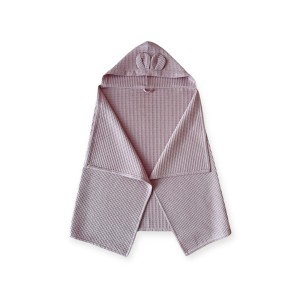 Ręcznik dziecięcy wafelkowy Brudny róż 70x130cm  