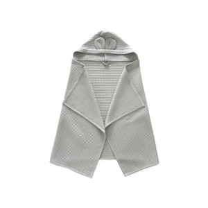 Ręcznik dziecięcy wafelkowy Szary 70x130cm   