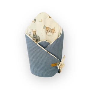 Rożek niemowlęcy Senne liski/Jeans