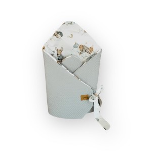 Rożek niemowlęcy Senne liski/Szary